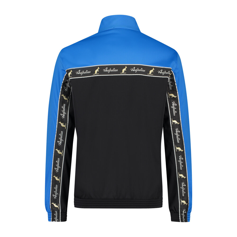 Australian Australian Duo Track Jacket with tape (Capri Blue/Black)