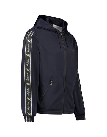 Australian Australian Hooded Trainingsjacke mit Streifen (Navy/Black)