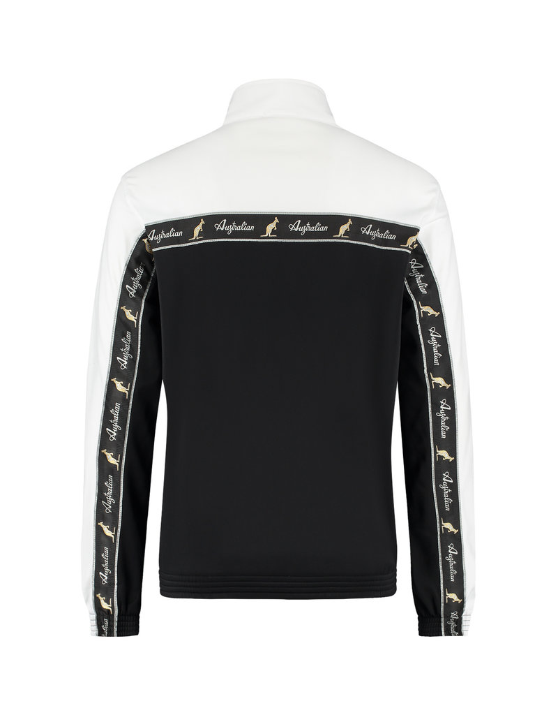 Australian Australian Duo Track Jacket with tape (White/Black)