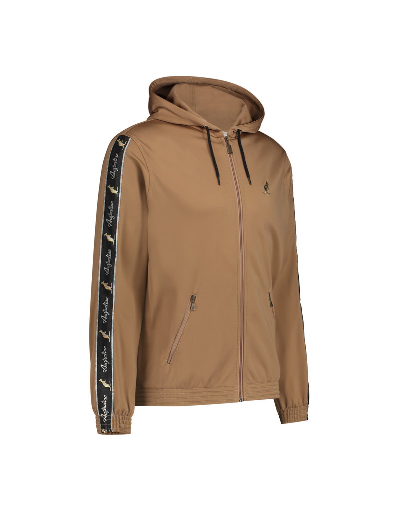 Australian Australian Hooded Track Jacket with tape (Bronze/Black)