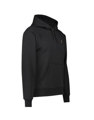 Australian Australian Hoodie met rugbies (Black/Black)