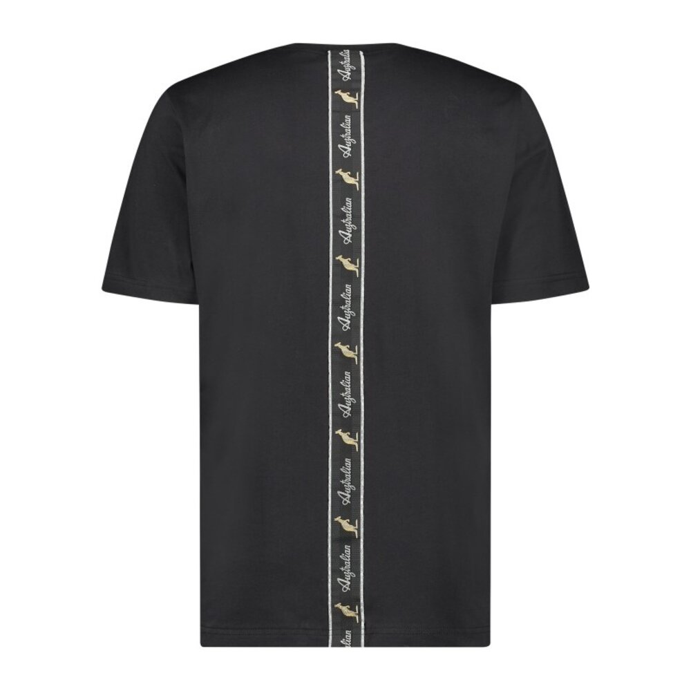 Australian Australian T-Shirt Jersey mit Streifen (Black/Black)