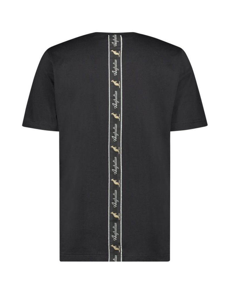 Australian Australian T-Shirt Jersey mit Streifen (Black/Black)