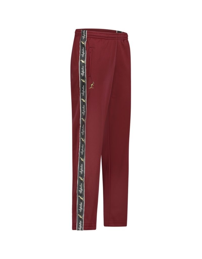 Australian Australian Trainingsbroek met bies (Bordeaux/Black)