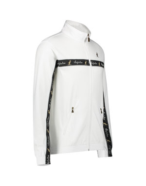 Australian Australian Uni Track Jacket with tape (White/Black)