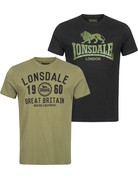 Lonsdale Lonsdale T-Shirt 'Bangor Doppelpack' (2-Pack)