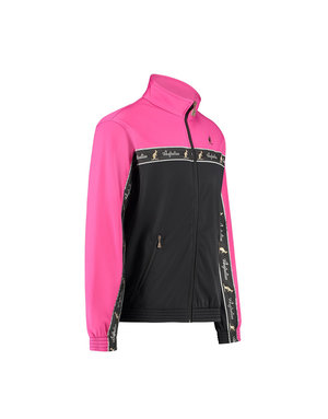 Australian Australian Duo Track Jacket with tape (Fuxia/Black)