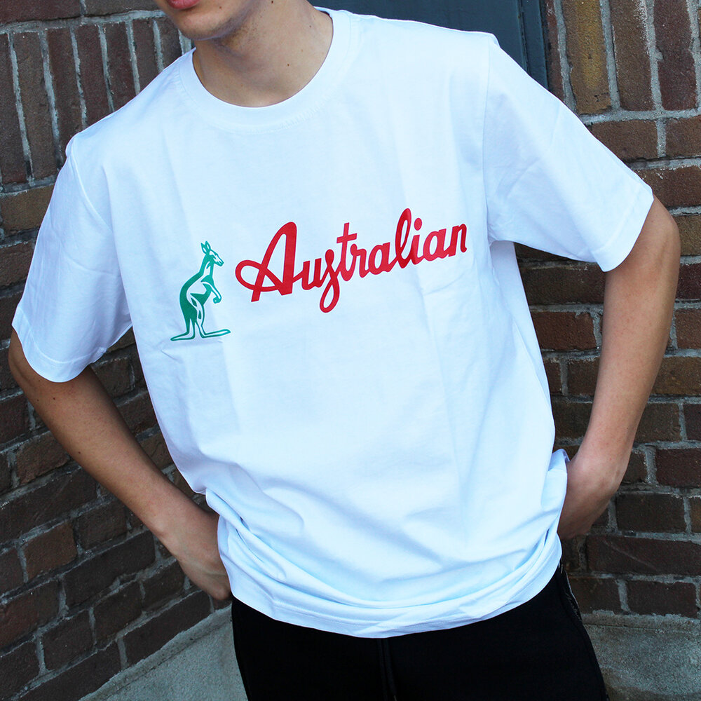 Australian Australian Logo T-Shirt Jersey (White/Classic)