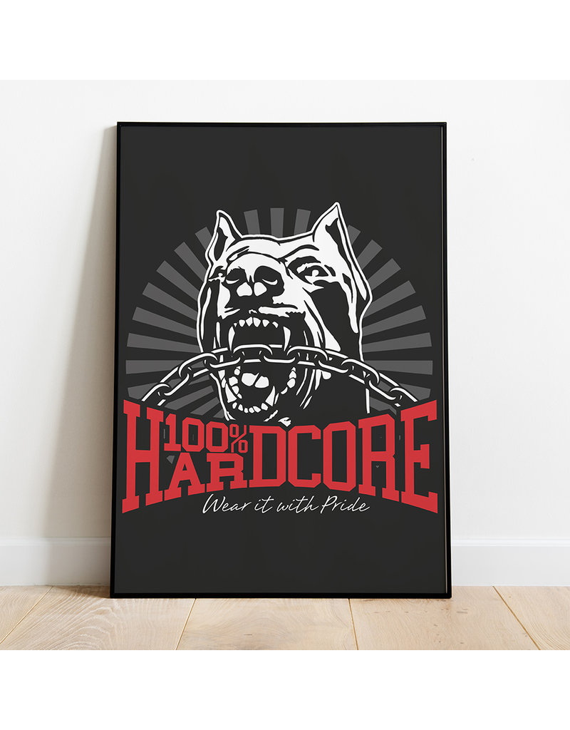 100% Hardcore 100% Hardcore A2 Poster 'Dog*1'
