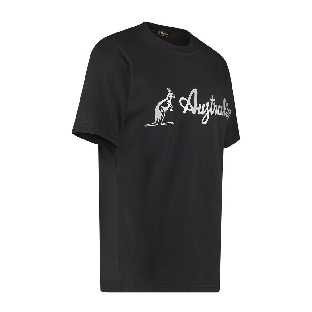 Australian Australian Logo T-Shirt Jersey (Black/Silver)