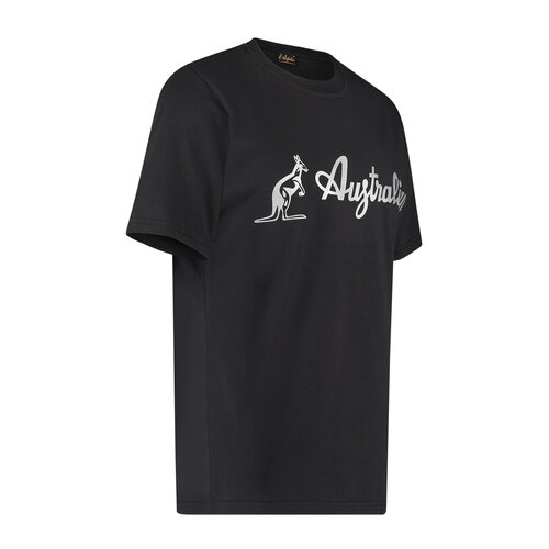 Australian Australian Logo T-Shirt Jersey (Black/Silver)