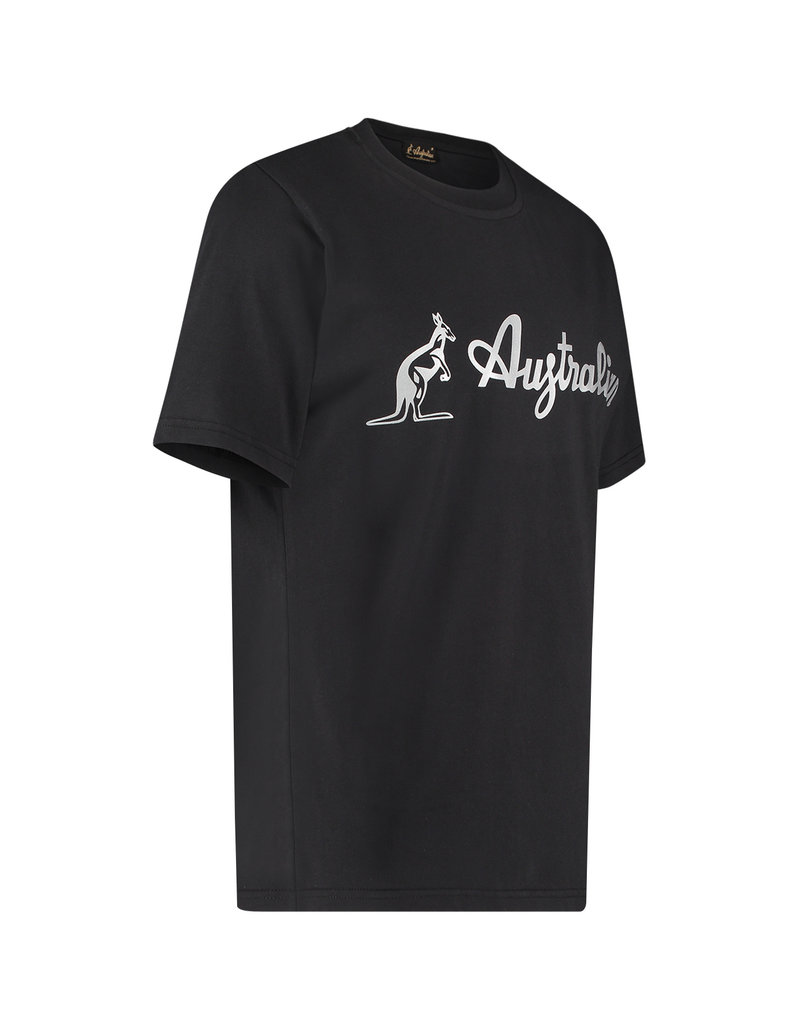 Australian Australian Logo T-Shirt Jersey (Black/Silver)