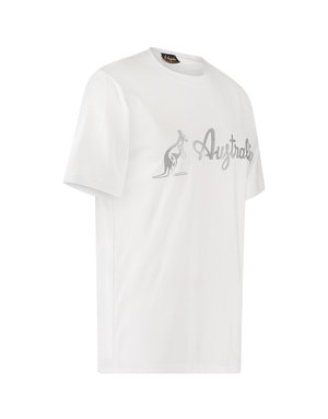 Australian Australian Logo T-Shirt Jersey (White/Silver)