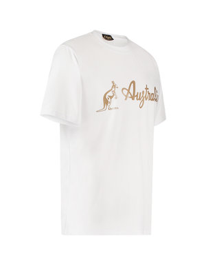 Australian Australian Logo T-Shirt Jersey (White/Brass)