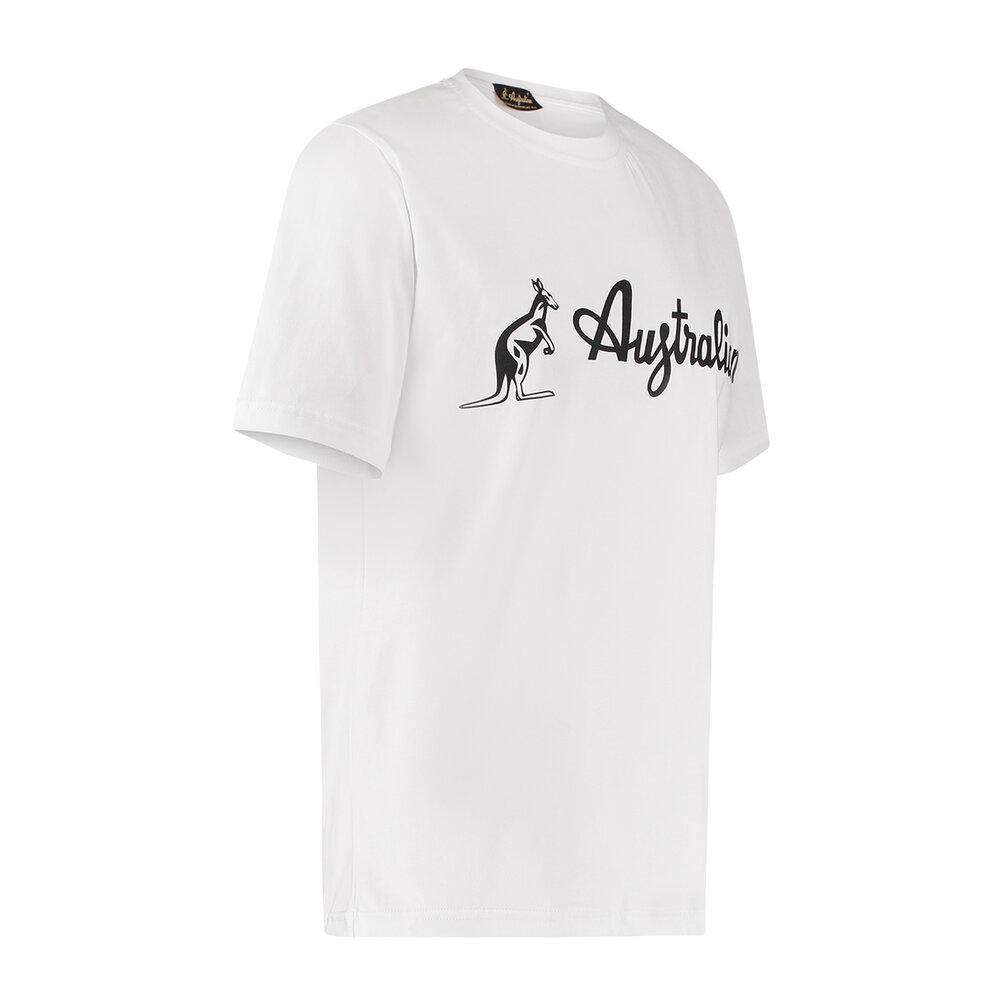 Australian Australian Logo T-Shirt Jersey (White/Black)