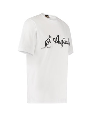 Australian Australian Logo T-Shirt Jersey (White/Black)