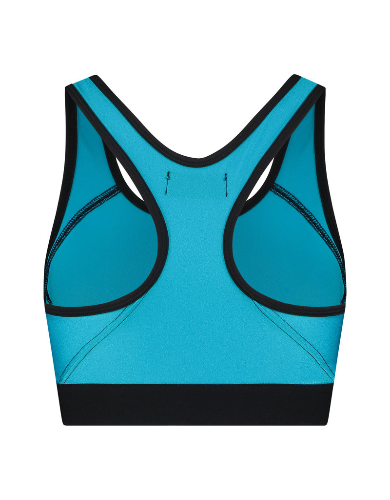 Australian Australian Women Glossy Sports Top (Turquoise Glossy)