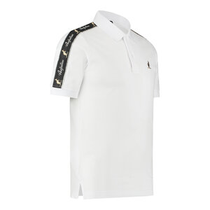 Australian Australian Polo Slim-Fit mit Streifen (White/Black)