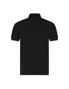 Australian Australian Polo Slim-Fit met bies (Black/Black)