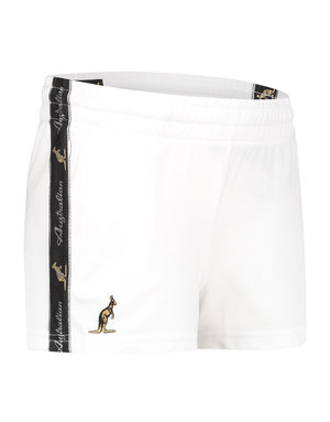 Australian Australian kurze Sporthose für Damen mit Streifen (White)