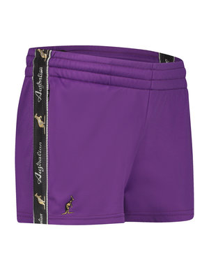 Australian Australian kurze Sporthose für Damen mit Streifen (Violet)