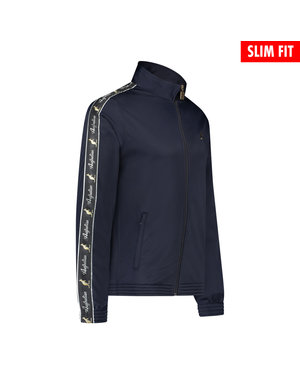 Australian Australian Uni Fit Trainingsjasje met bies (Navy/Black)