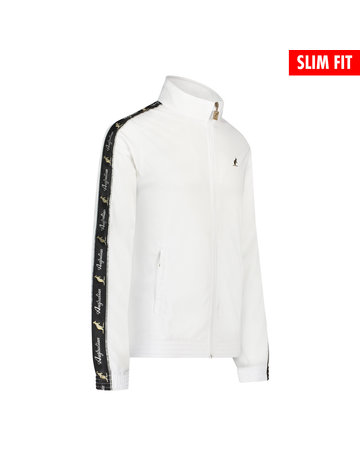 Australian Australian Uni Fit Trainingsjasje met bies (White/Black)