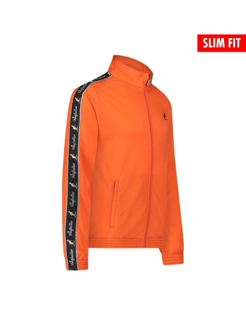 Australian Australian Uni Fit Trainingsjasje met bies (Lava/Black)