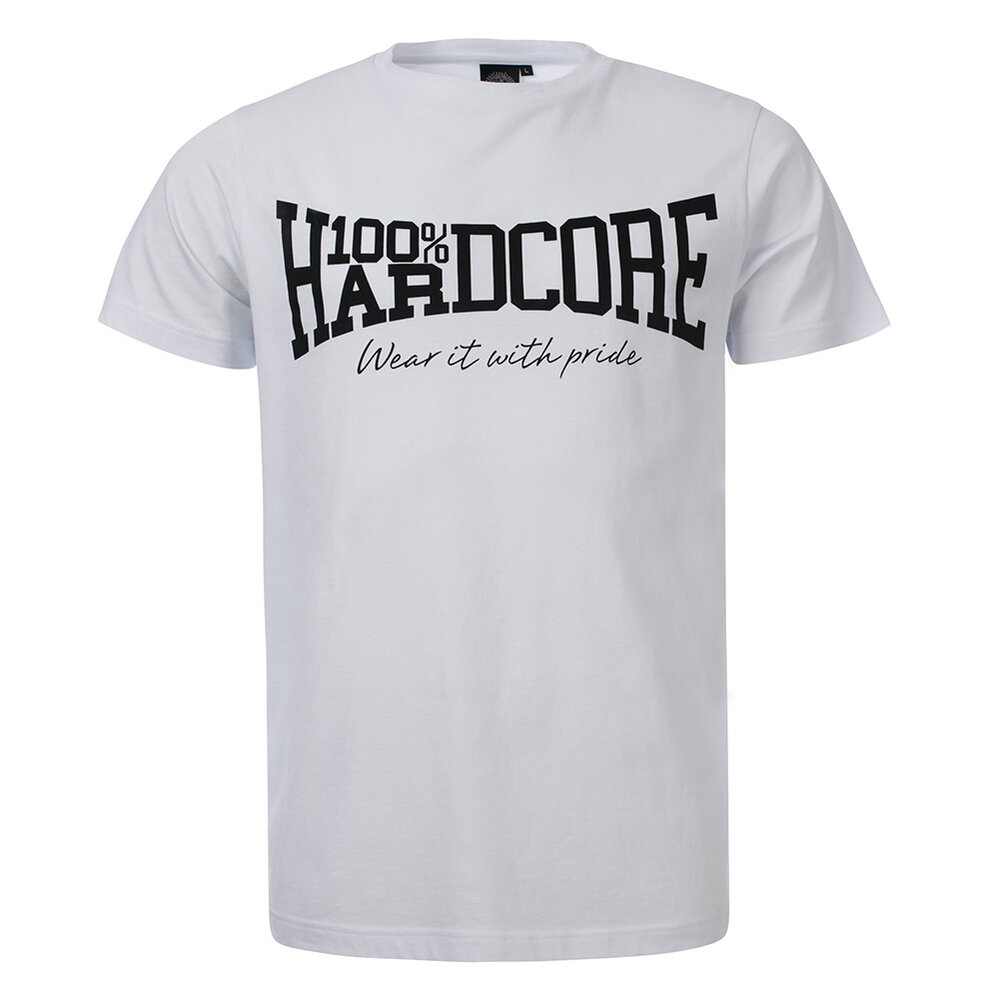 100% Hardcore 100% Hardcore T-shirt 'The Brand' White