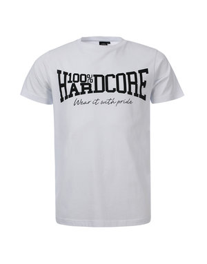 100% Hardcore 100% Hardcore T-shirt 'The Brand' White