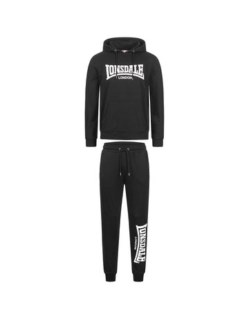 Lonsdale Lonsdale Mens Hooded Tracksuit (Slim Fit) 'Cloudy'