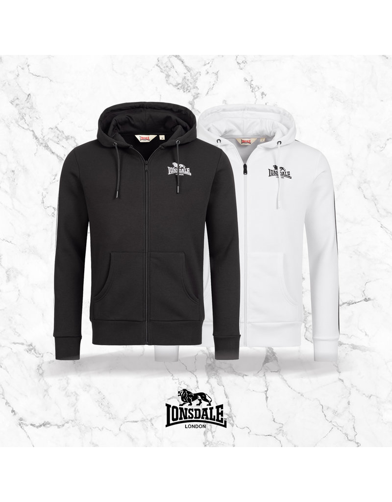 Lonsdale Lonsdale Herren Kapuzensweatjacke mit Reißverschluss 'Balnakeil' (Capsule Collection)