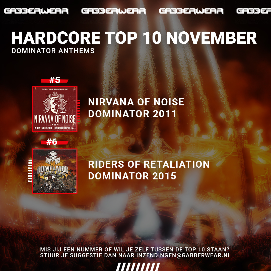 Hardcore top 10 november: DOMINATOR