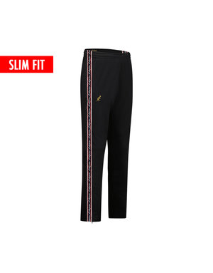Australian Australian Fit Track Pants with tape (Black/Red)