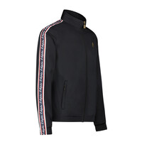 Australian Slim Fit Trainingsjacke mit Streifen 2.0 (Black/Red)