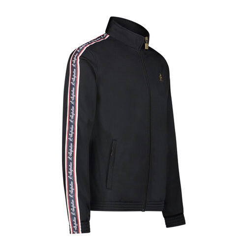 Australian Australian Slim Fit Track Jacket with tape 2.0 (Black/Red)