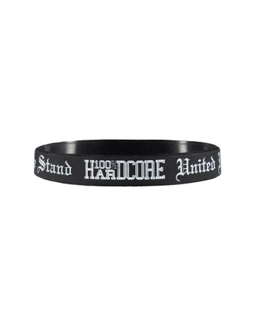 100% Hardcore 100% Hardcore Wristband 'United We Stand'