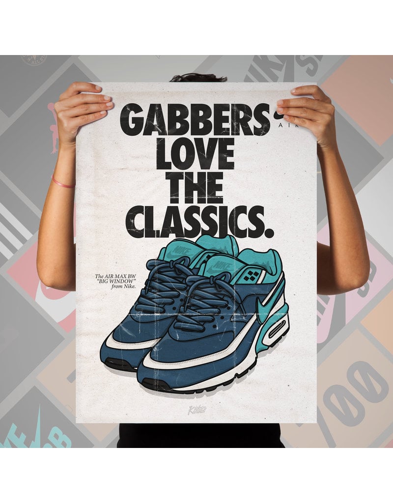 Nike Air Max BW "MARINA" Art Poster (50x70cm)