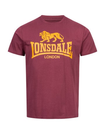 Lonsdale Lonsdale T-Shirt 'Logo' (Vintage Oxblood)