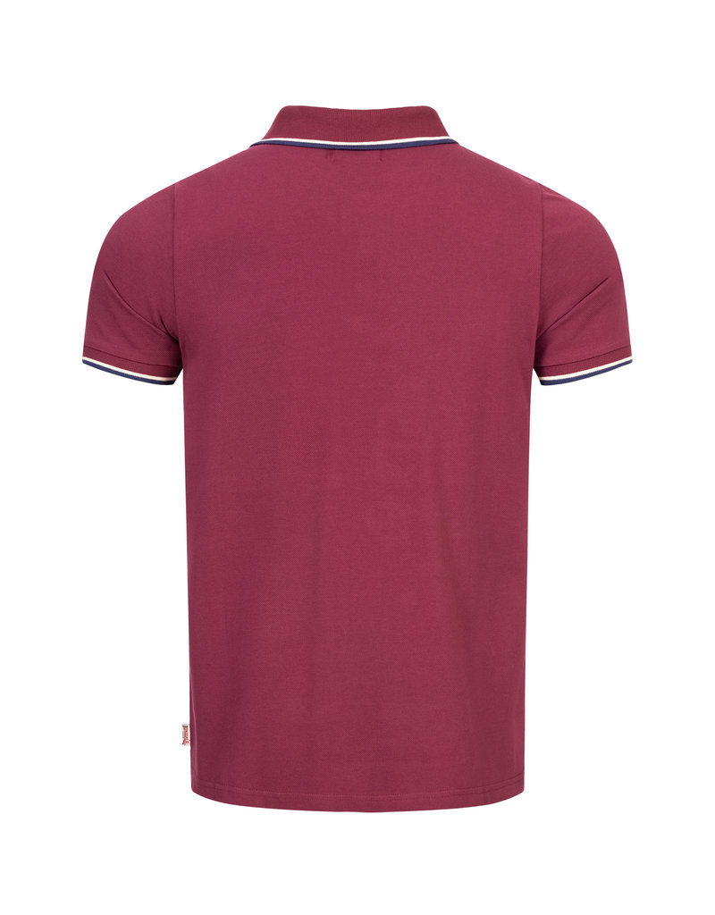 Lonsdale Lonsdale Slim Fit Polo 'Lion' (Oxblood)