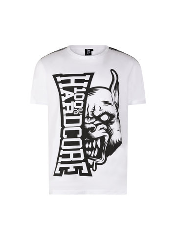 100% Hardcore 100% Hardcore T-shirt 'Branded Rage' White