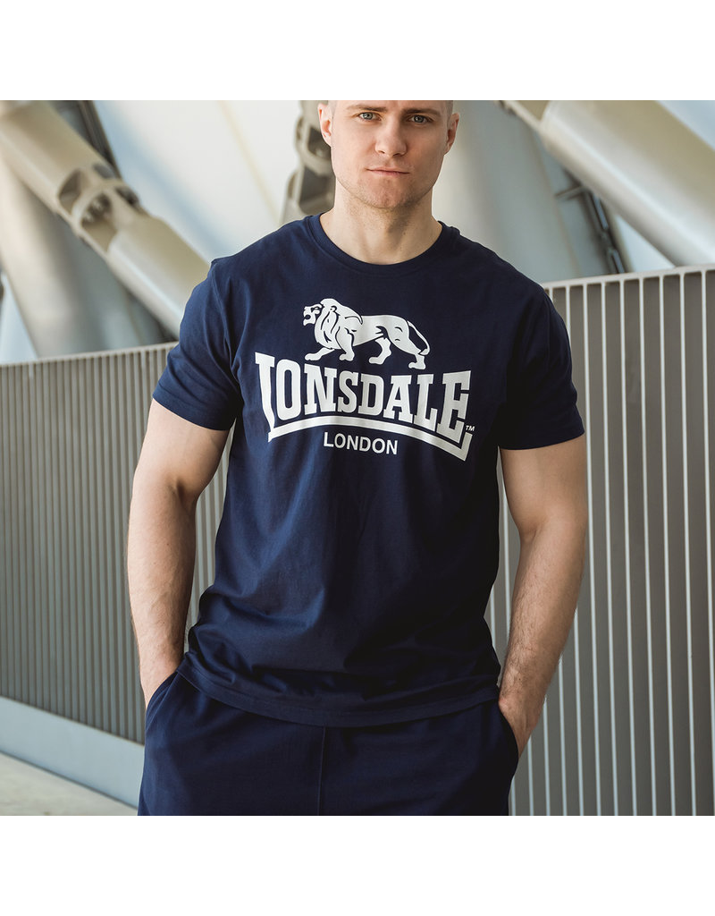 LONSDALE Lonsdale LOGO - Camiseta hombre navy - Private Sport Shop