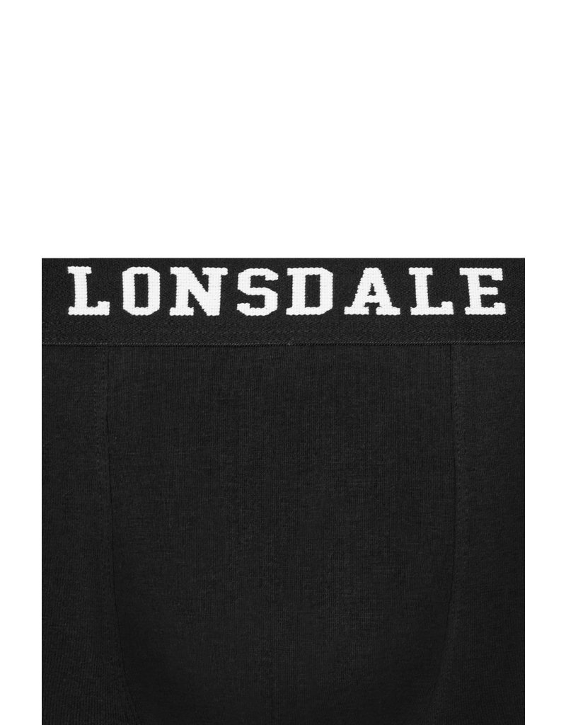 Lonsdale Lonsdale Herren Boxershorts Doppelpack (Navy/Black)