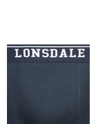 Lonsdale Lonsdale Herren Boxershorts Doppelpack (Navy/Black)