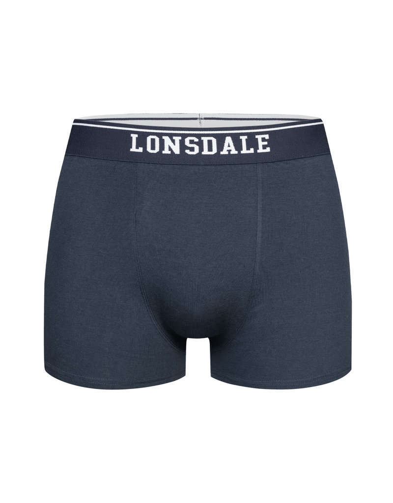 Lonsdale Lonsdale Heren Boxershorts 2-Pack (Navy/Black)