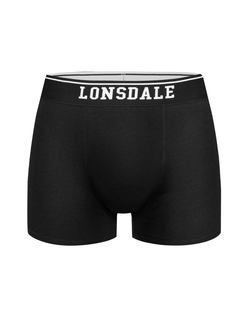 Lonsdale Lonsdale Heren Boxershorts 2-Pack (Navy/Black)