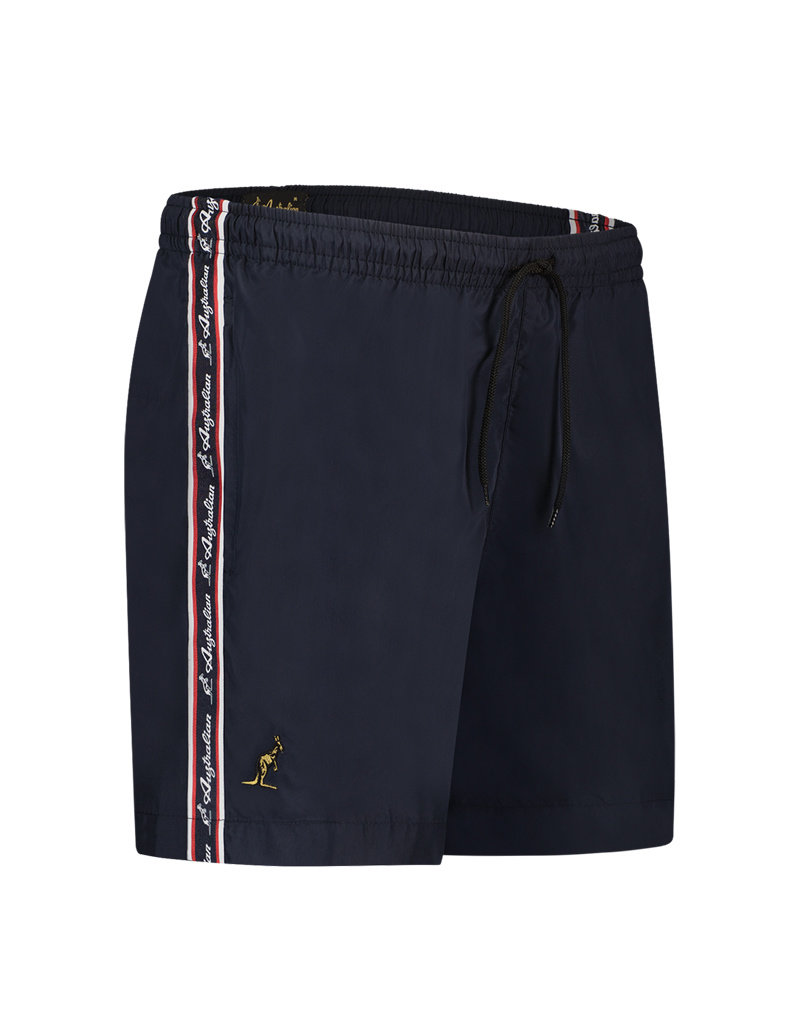 Australian Australian Swim Shorts Smash with tape (Navy/Red)