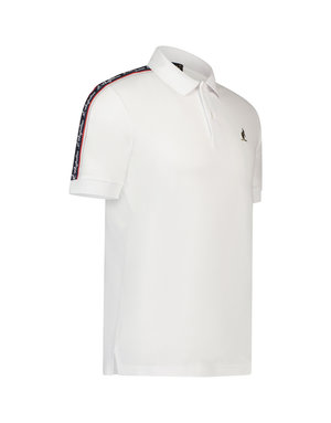 Australian Australian Polo Slim-Fit with tape (White/Red)
