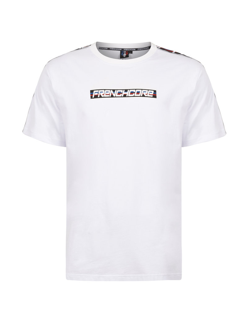 Frenchcore Frenchcore T-shirt 'Taped' (White)