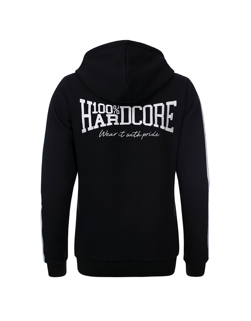 100% Hardcore 100% Hardcore Frauen Hooded Zipper 'Essential' (Black)